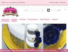 Tablet Screenshot of deliciasdecharlott.com